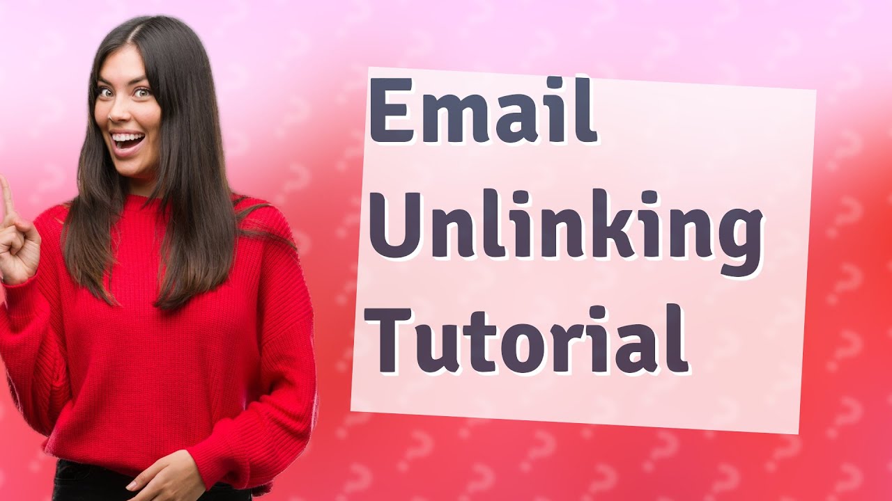 How Do I Unlink Two Email Accounts On My IPhone YouTube
