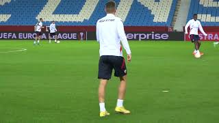 Kızılyıldız Trabzonspor maçı öncesi hazırlıklarını tamamladı