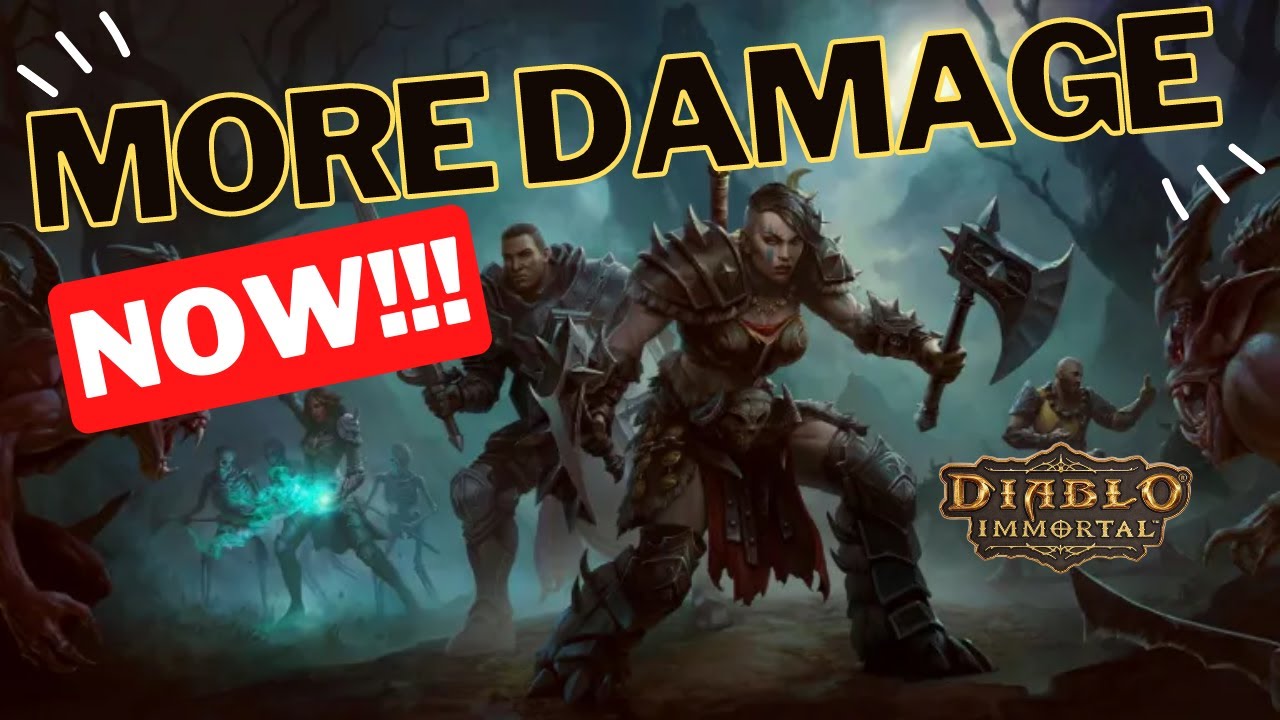 1 EASY Way to BOOST Damage in Diablo Immortal!!! YouTube