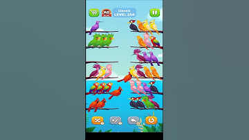 Bird Sort Puzzle l Classic Level 254 l Bird Sort Color Puzzle l Bird Sort Puzzle Challenge #gameplay