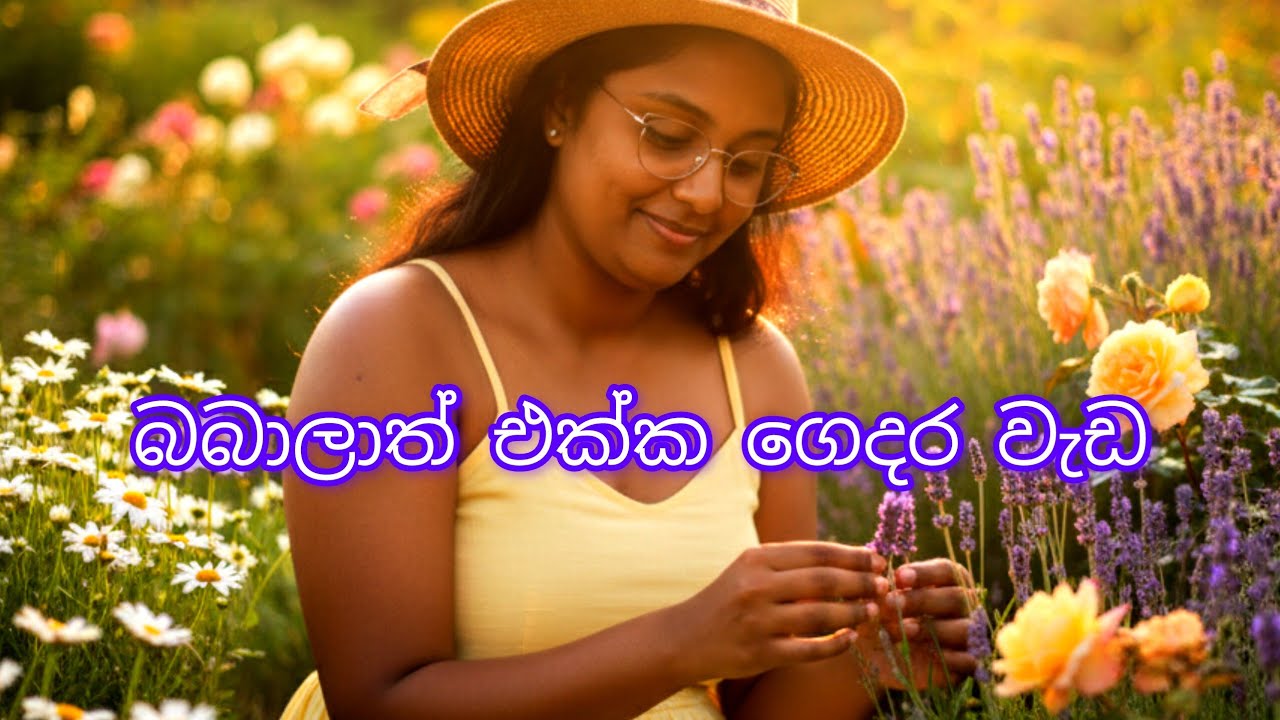 තනියම වැඩ කර ගන්න චූටි බබාලා ඉන්න අම්මලාට 🥰