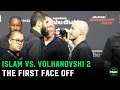 Islam Makhachev vs. Alexander Volkanovski II Face Off