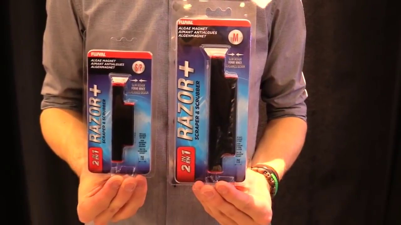 Fluval Razor+ 2 in 1 Algae Magnet for Aquariums