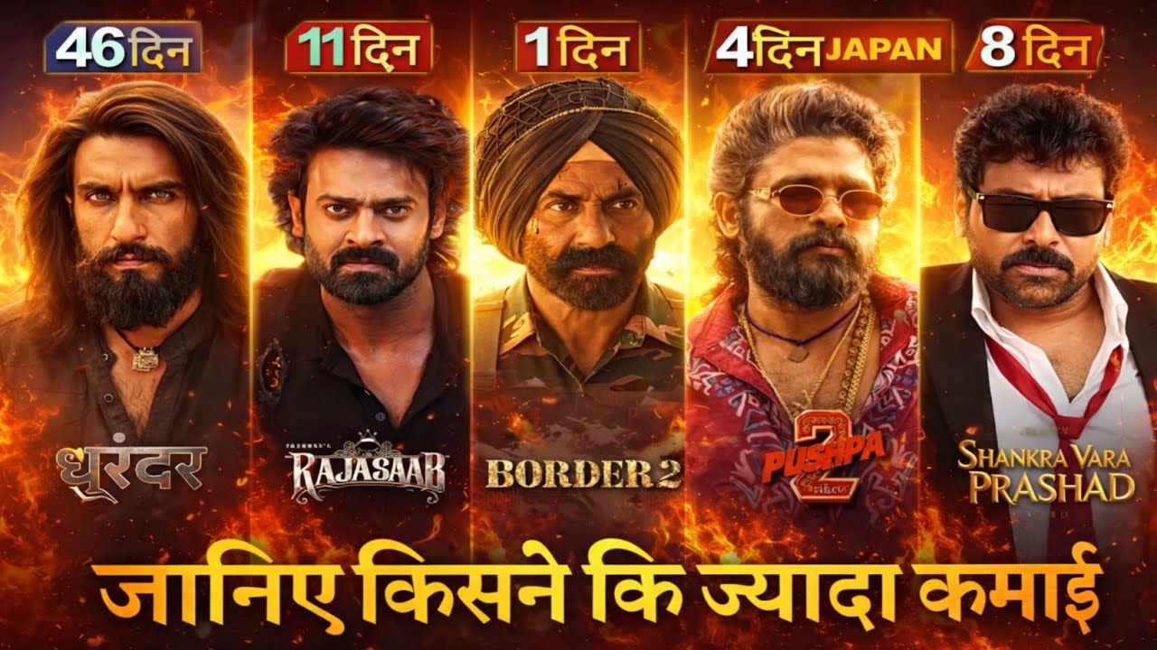 The Rajasaab Collection || Dhurandhar 46 Day Collection || Border 2 Advance Booking report 
