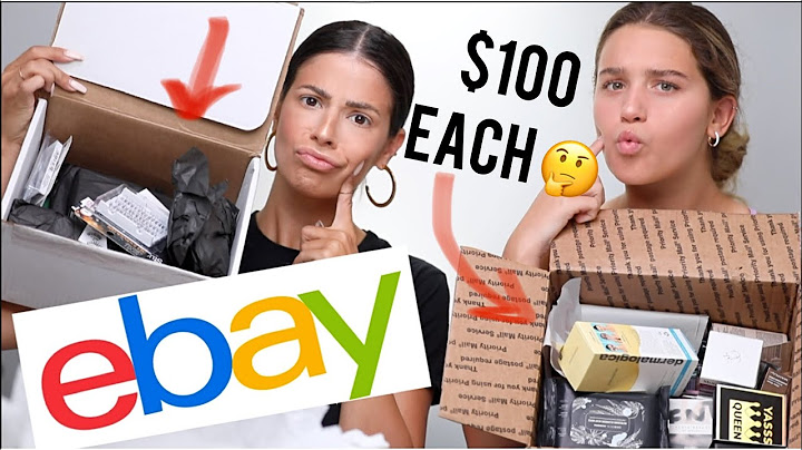 WE OPENED $100 EBAY MAKEUP MYSTERY BOXES | who got the better box?
