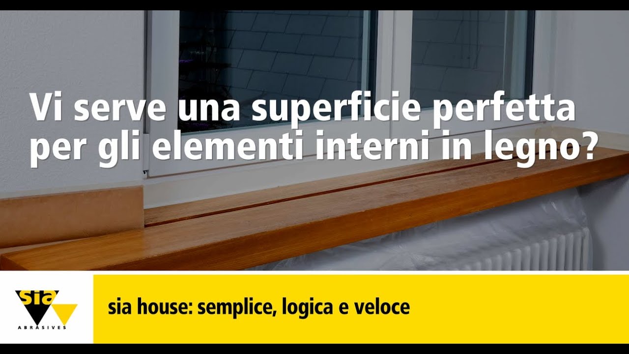 siaHouse | 04. Come stuccare e tinteggiare elementi in legno di casa?