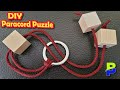 How to make a Rope / Paracord Puzzle - Can you figure it out?  Paracord Tutorial