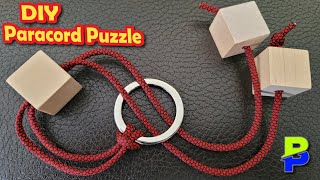How to make a Rope / Paracord Puzzle - Can you figure it out?  Paracord Tutorial