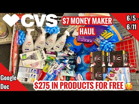 CVS Free & Cheap Couponing Deals & Haul | 6/5 – 6/11 | FREE DOVE 🥰 & DEGREE – $7 MONEY MAKER Haul!