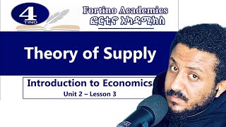 Introduction to Economics | Unit 2 Part 3 | Theory of Supply | Economics 101 | Basic Economics
