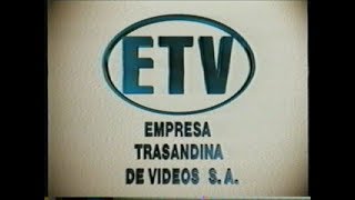 Intro VHS: La Era de Hielo [Empresa Trasandina de Videos ETV S.A.]