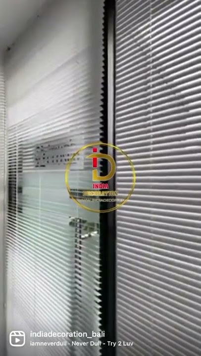 Slim blinds | Tirai tarik aluminium blinds 2022 gorden kantor #dekorasirumah #blind