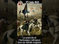 Ref:Zet2pAbST2Q 25 juin 841 bataille de fontenoy-en-puisaye entre les petits-fils de charlemagne