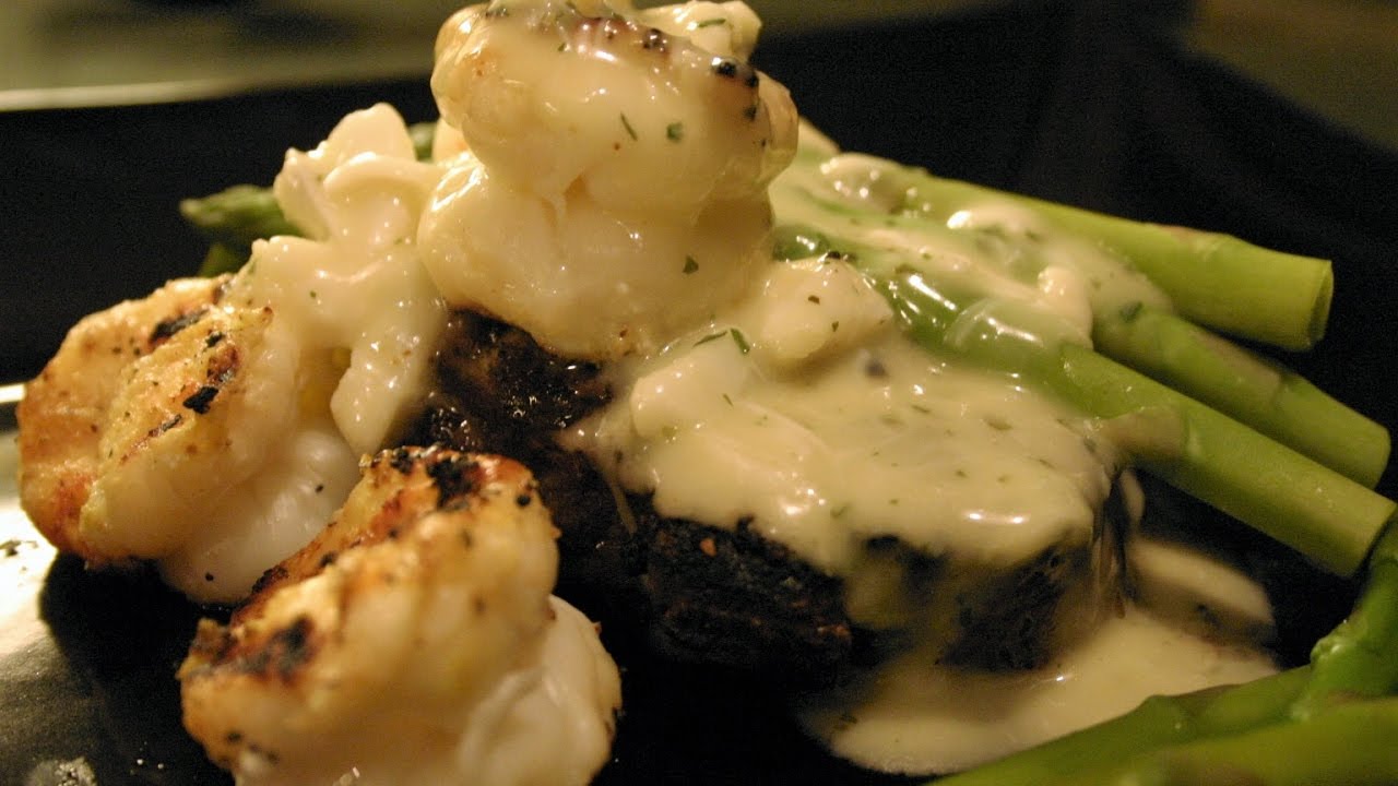 How to make Steak Oscar Style - Surf and Turf! 