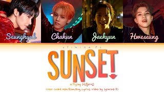 N.Flying (엔플라잉) - 'Sunset' Lyrics (Color Coded_Han_Rom_Eng)