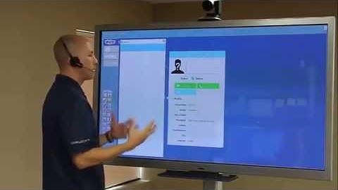 Web Conferencing on OneScreen™ h1 Quick View