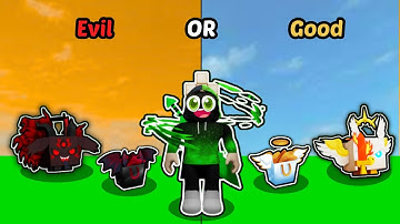 I Was Forced To Choose Either To Be Good Or Evil In Pet Simulator 99!