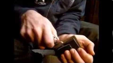 .flintknapping. - the experiment...using two different techniques on obsidian-slabs