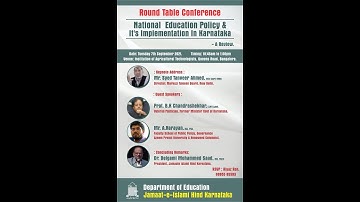 Round Table Conference | National Education Policy & It