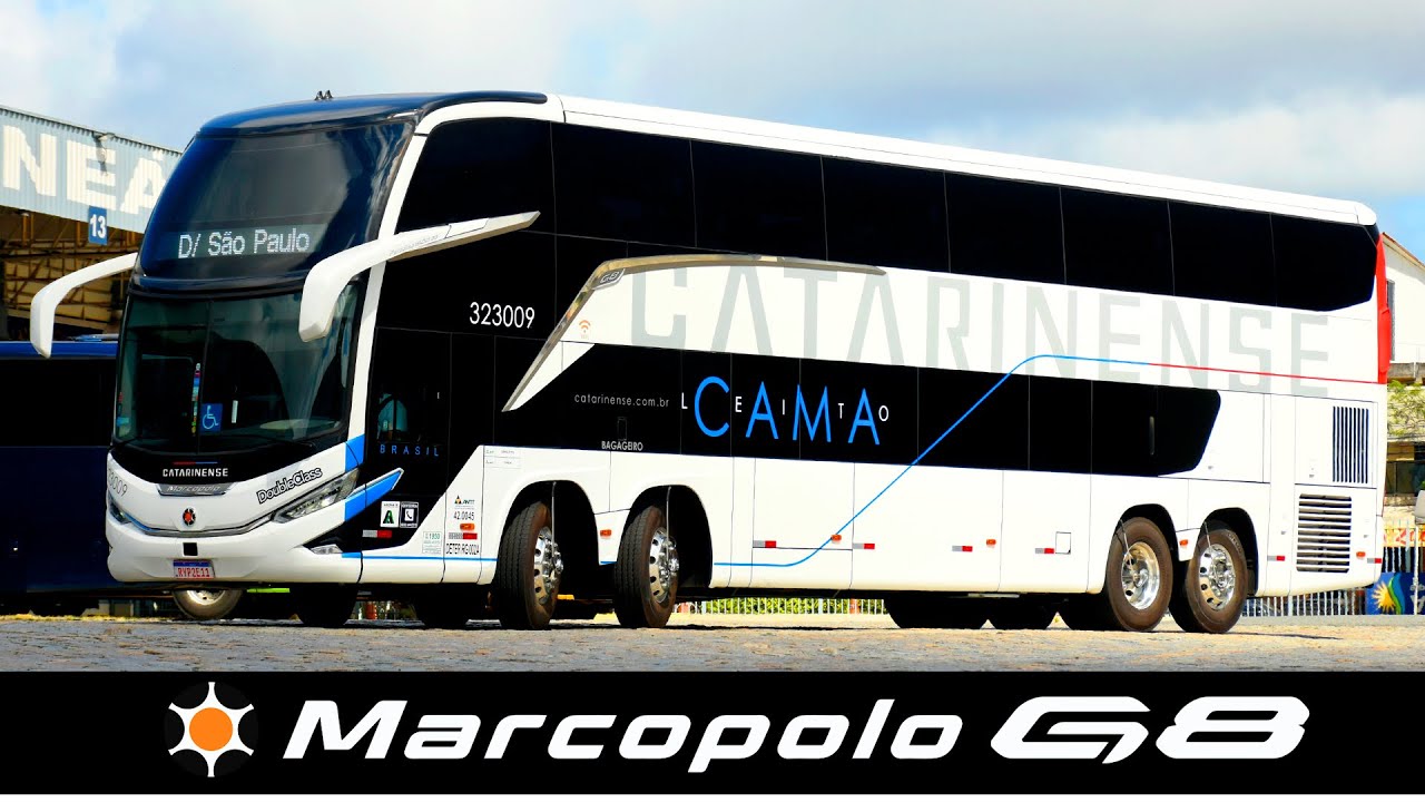 O MARCOPOLO G8 DOUBLE DECKER DA CATARINENSE É MERECEDES BENZ!! ISSO IMPORTA?