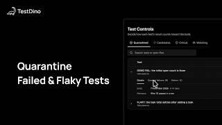 How to Quarantine Failed & Flaky Tests in Playwright | TestDino