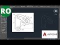 AutoCAD - 2D Tutorial pentru începători - Exercițiu 9