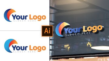 Illustrator tutorial - how to create a 3D Logo Design With Gradient Color Using Circle ideas