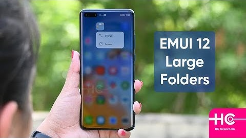 Huawei EMUI 12 Feature: Large Folders [Hands-on]
