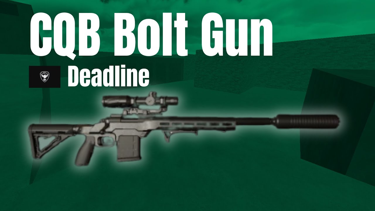 Снайперская винтовка в ближнем бою | ROBLOX Deadline