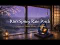 Music Box Sleep | Rio's Spring Rain Porch | Gentle Rain | 528Hz