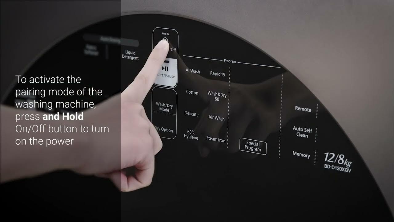 LINEAR Smart Washer Dryer Pairing IoT App Demo Video Hitachi YouTube