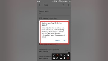 How to Turn On Allow Bluetooth request with device locked in Google