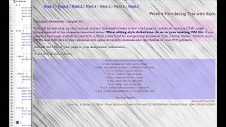 Week6 CSS Text