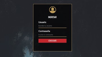 Cómo Crear Formulario de Inicio de Sesión en HTML y CSS // Sign in form