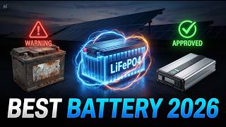 Which Solar Battery is BEST? Full Beginner Guide  #solar #battery #offgrid #renewableenergy #LiFePO4