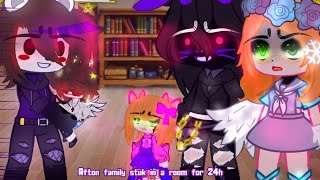 Afton family stuck in a room for 24h||Gacha Club||Afton Family||°Galaxy Sky Official°||(( FNAF))