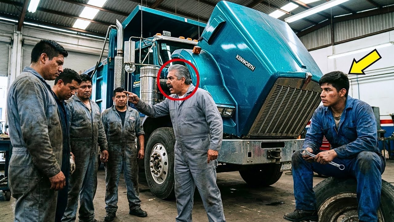 “¡SI ESTE CAMIÓN NO ARRANCA EN 24H, ESTÁS DESPEDIDO!”...PERO NADIE IMAGINABA QUIÉN ERA EL MECÁNICO