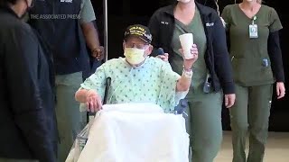 World War II vet beats COVID-19, marks 104th birthday