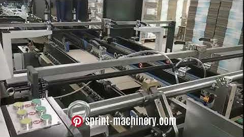 Corrugated automatic folder gluer machine (WAVEFOLD)