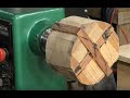 301 Wood-turning a composite bowl, methods and techniques