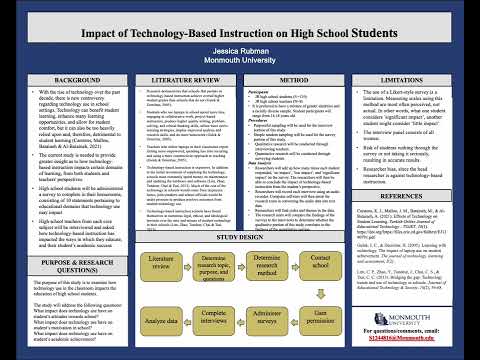 A preview image of the video: Video: EDC606 Poster