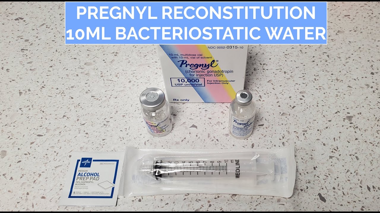 Reconstitute Mix HCG Pregnyl 10mL YouTube Reconstitute Mix HCG Pregnyl 10mL YouTube