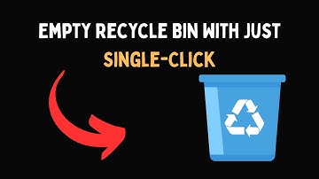Empty Recycle Bin With Just Single Click