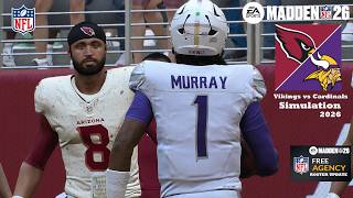 Madden 26 Kyler Murray Vikings vs