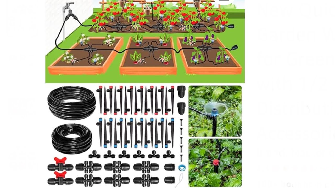 Maotong Drip Irrigation System Kit New Quick-Connect, Automatic Garden ...