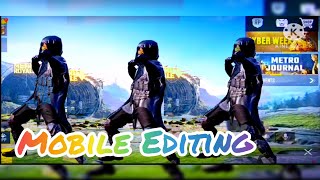 How to edit pubg lobby videos like charlie on mobile // Best Editing App // Wolverine HB ⚡🔥