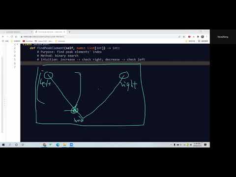 Leetcode 162  Find Peak Element. Binary Search. Python