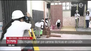 Sencico El 30 de estudiantes de las carreras tecnicas de construccion son mujere
