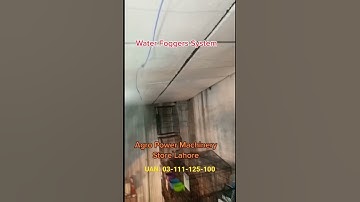 Water Fog System || Water Cooling Nozzles #ytshorts #youtubeshorts #youtube #mistingsystem