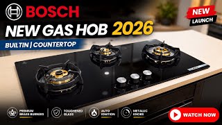 Bosch New Built-in Gas Hob 2026 🔥 PPE906F20I | 90cm 3 Burner | Brass Burner | FFSD | Auto Ignition